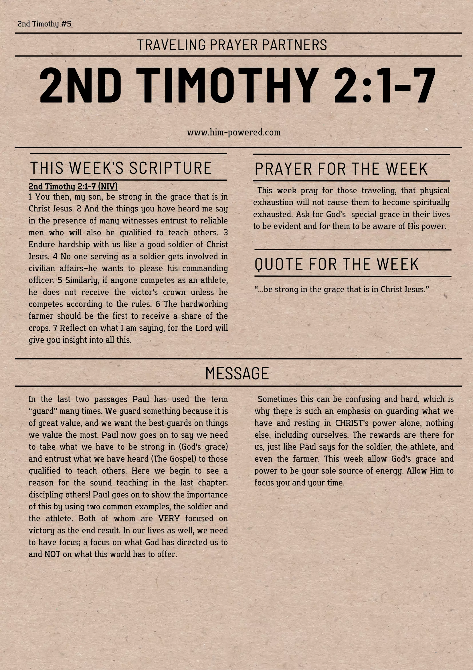 Read more about the article 2nd Timothy 2:8-13