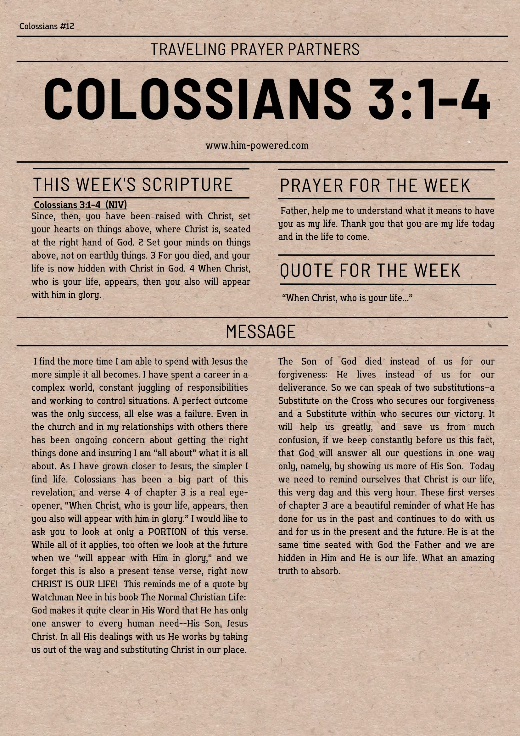 Read more about the article Colossians 3:1-4
