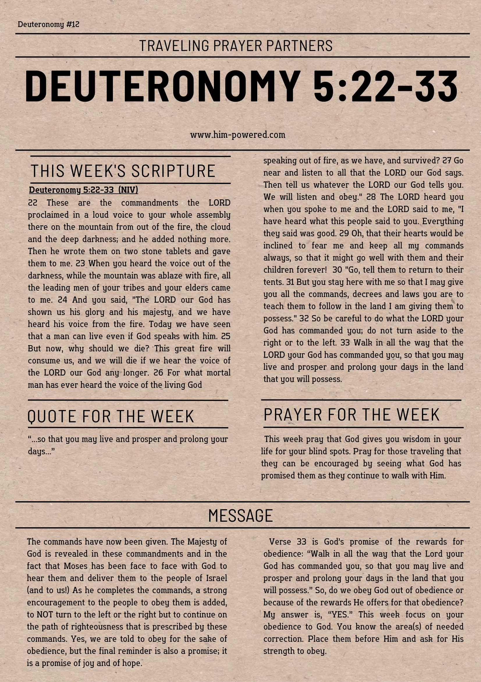 Read more about the article Deuteronomy 5:22-33