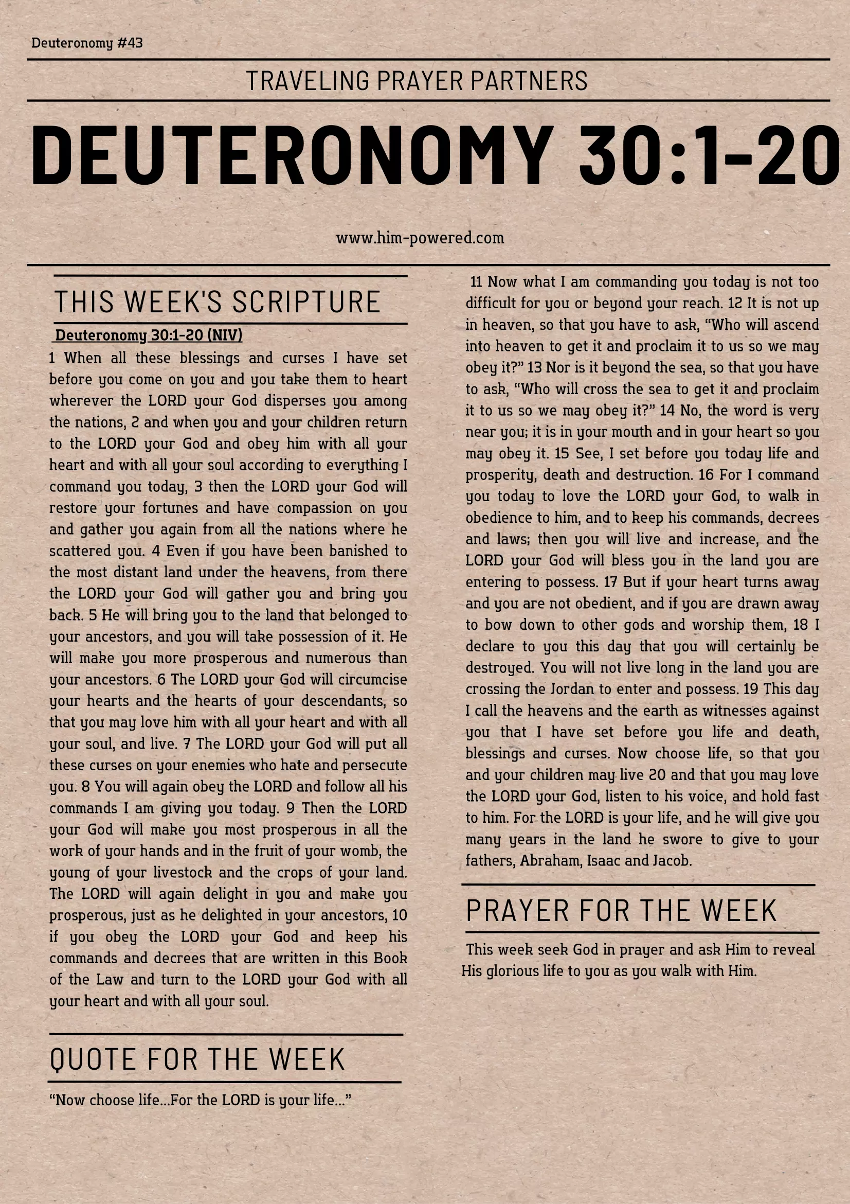 Read more about the article Deuteronomy 31:1-29