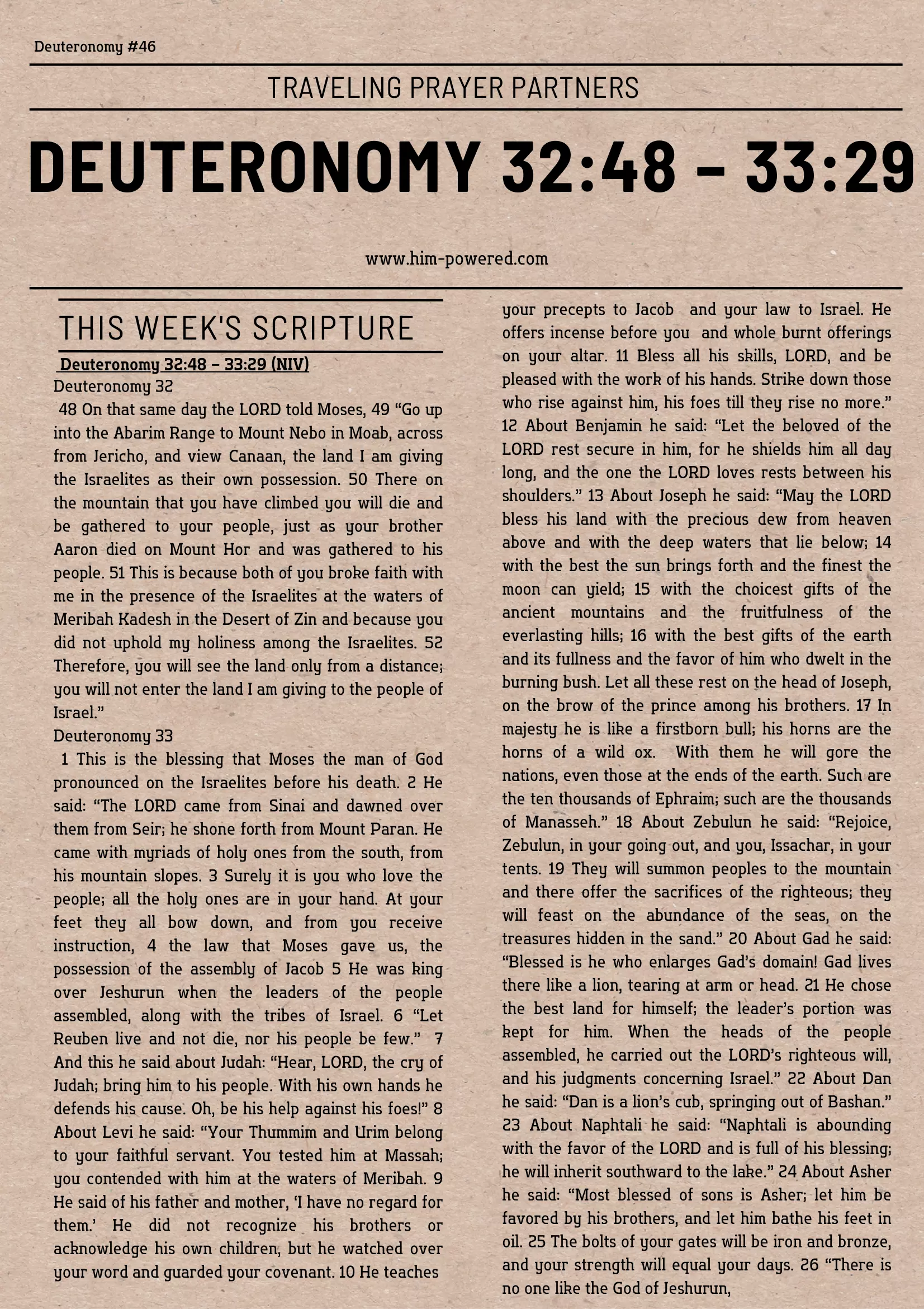 Read more about the article Deuteronomy 34