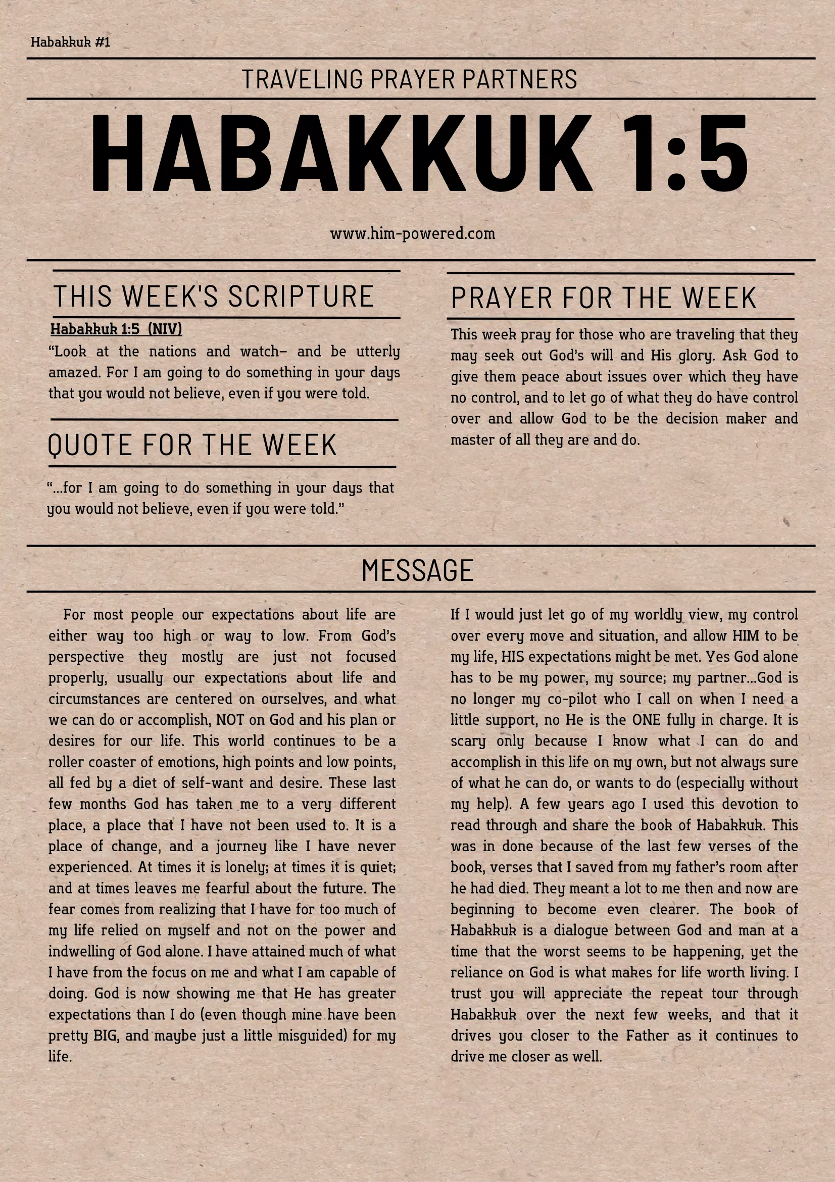 Read more about the article Habakkuk 1:5