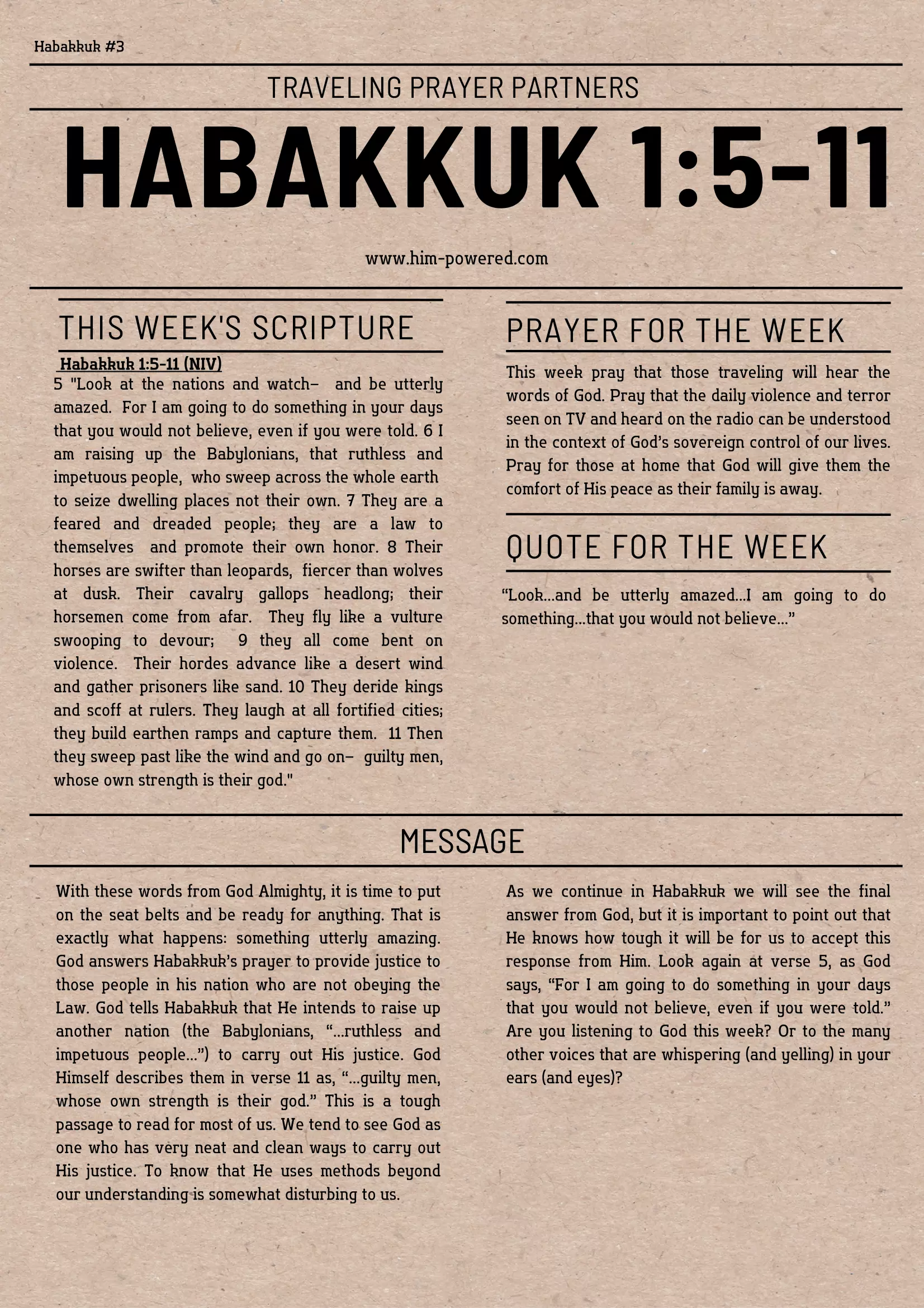Read more about the article Habakkuk 1:5-11