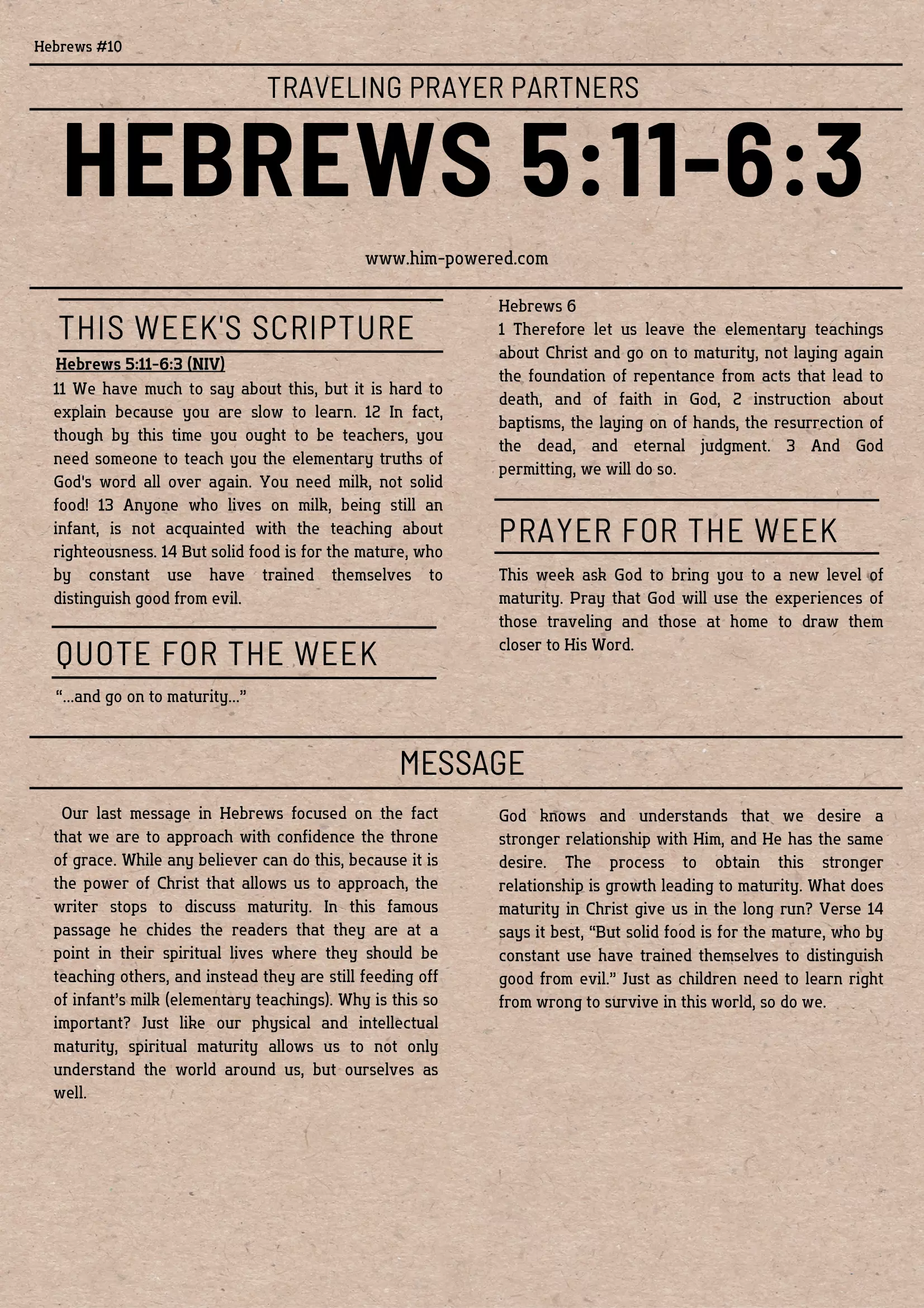 Read more about the article Hebrews 5:11-6:3