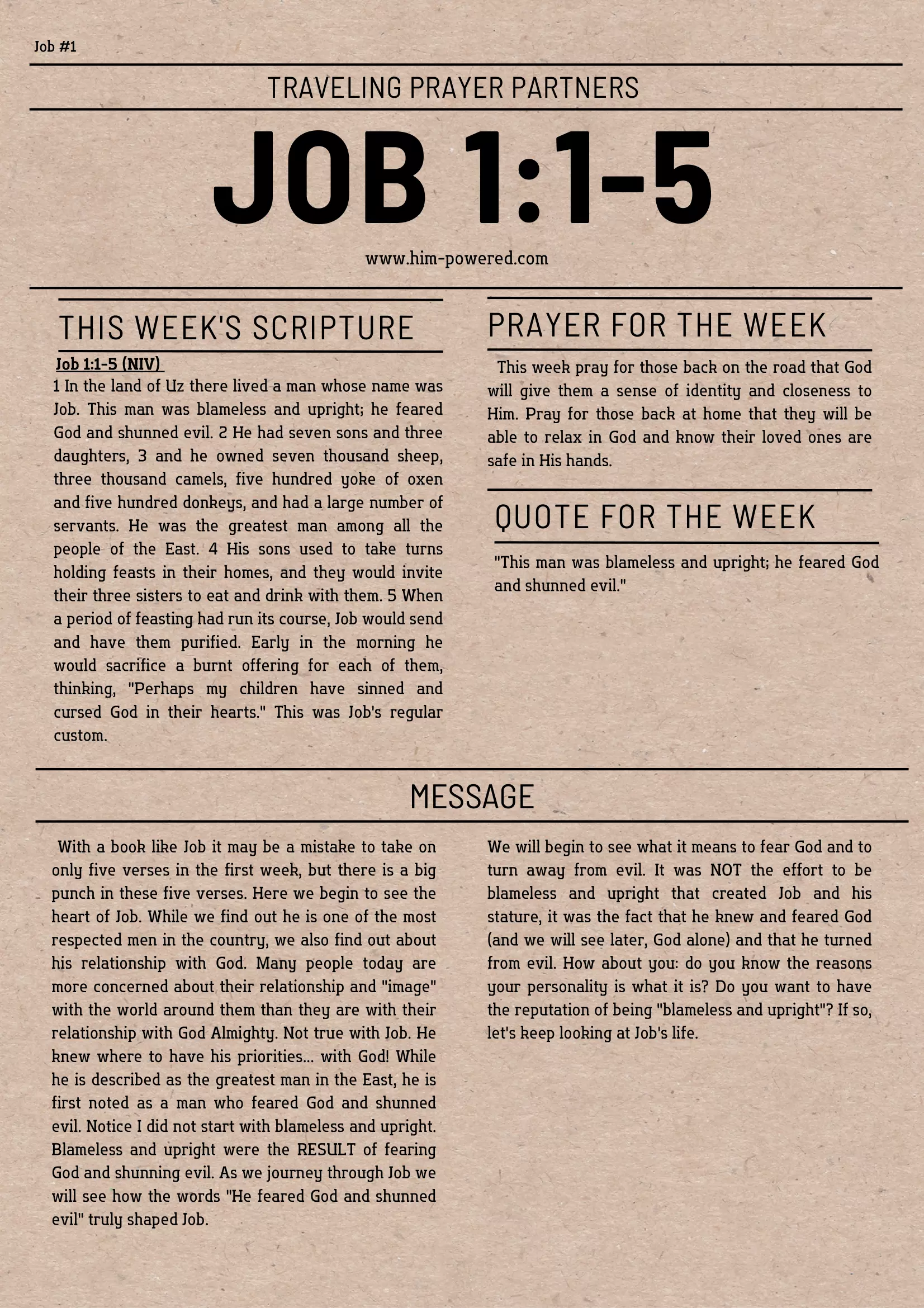 Read more about the article Job 1:1-5