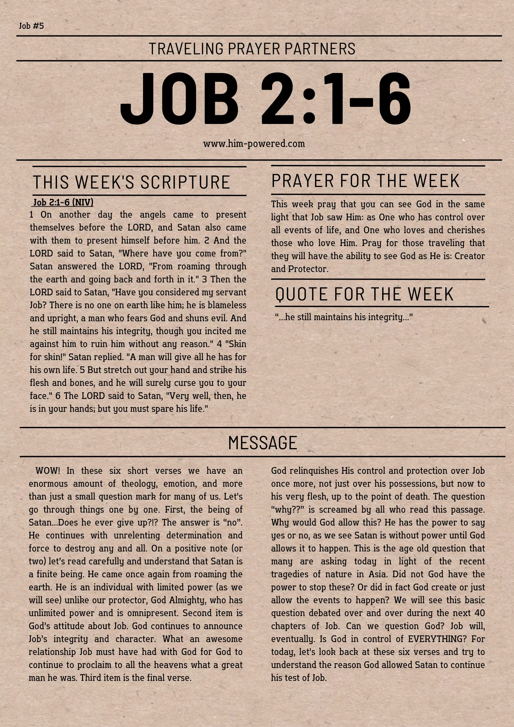 Read more about the article Job 2:1-6