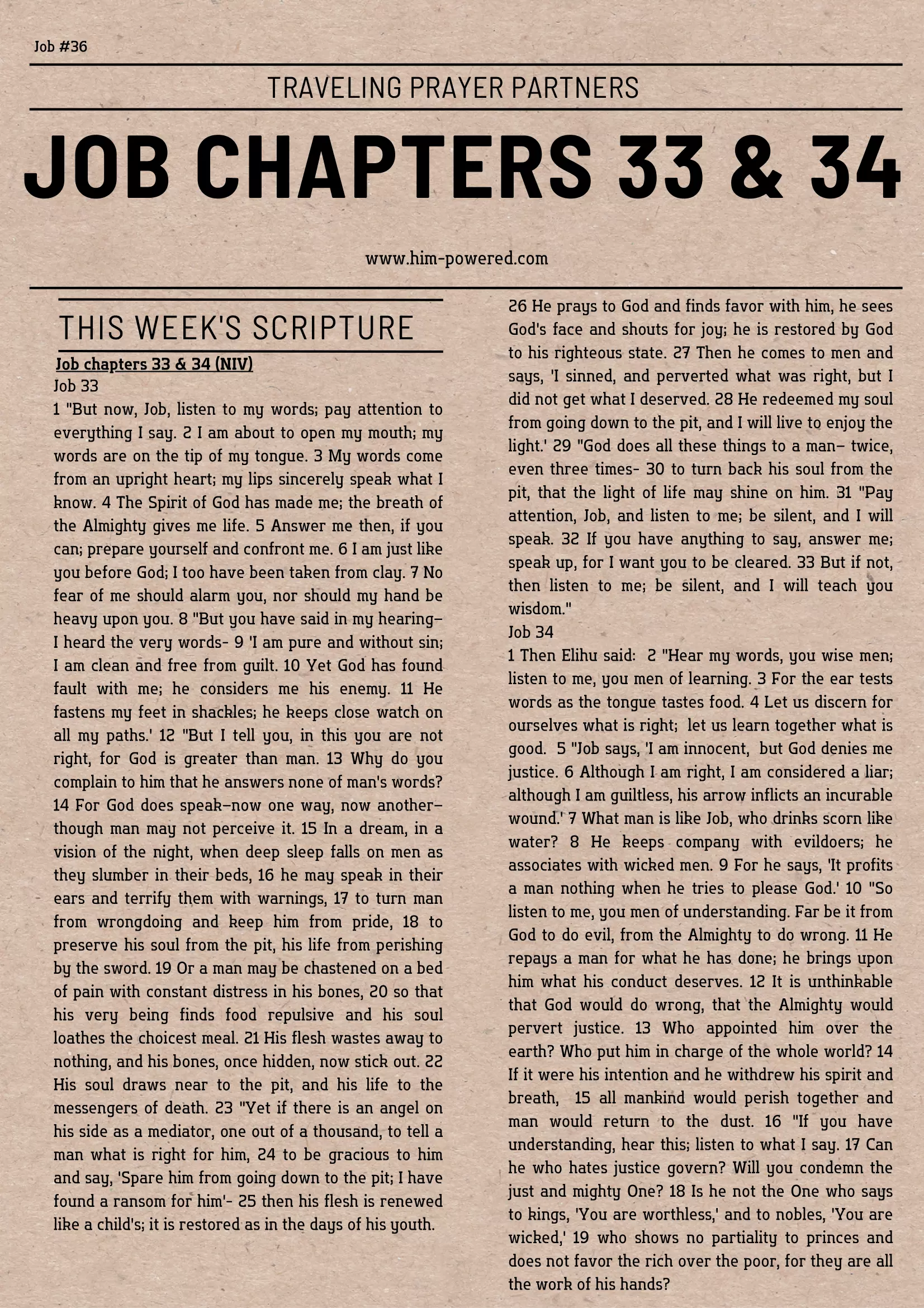 Read more about the article Job chapters 33-34