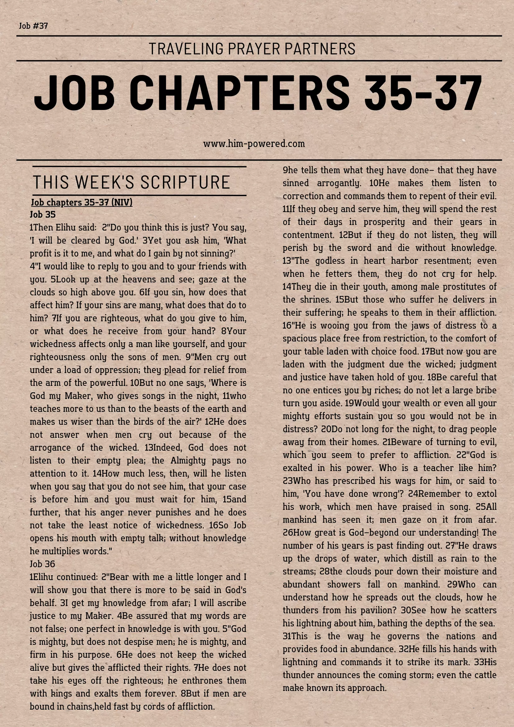 Read more about the article Job chapters 35-37