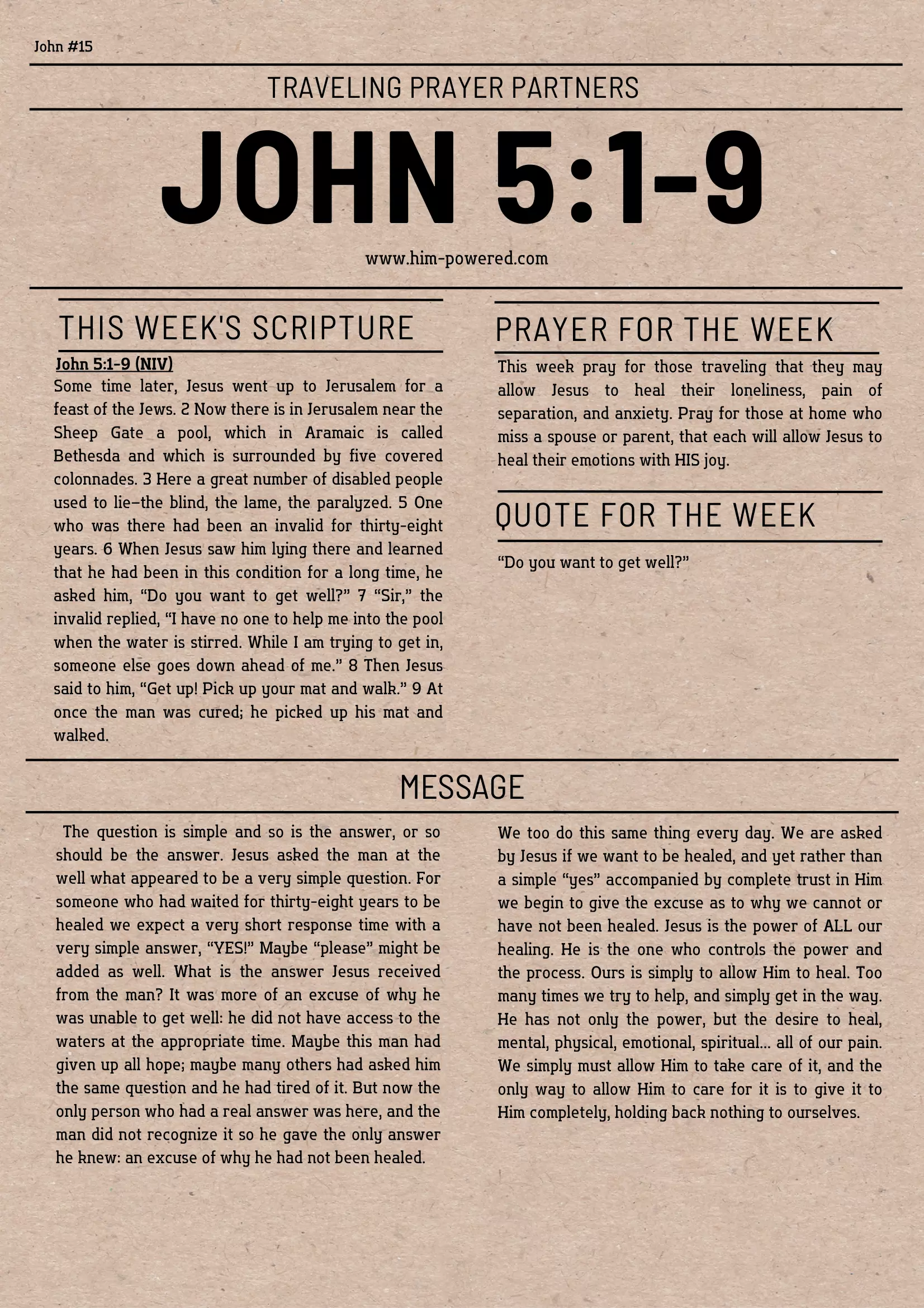 Read more about the article John 5:1-9