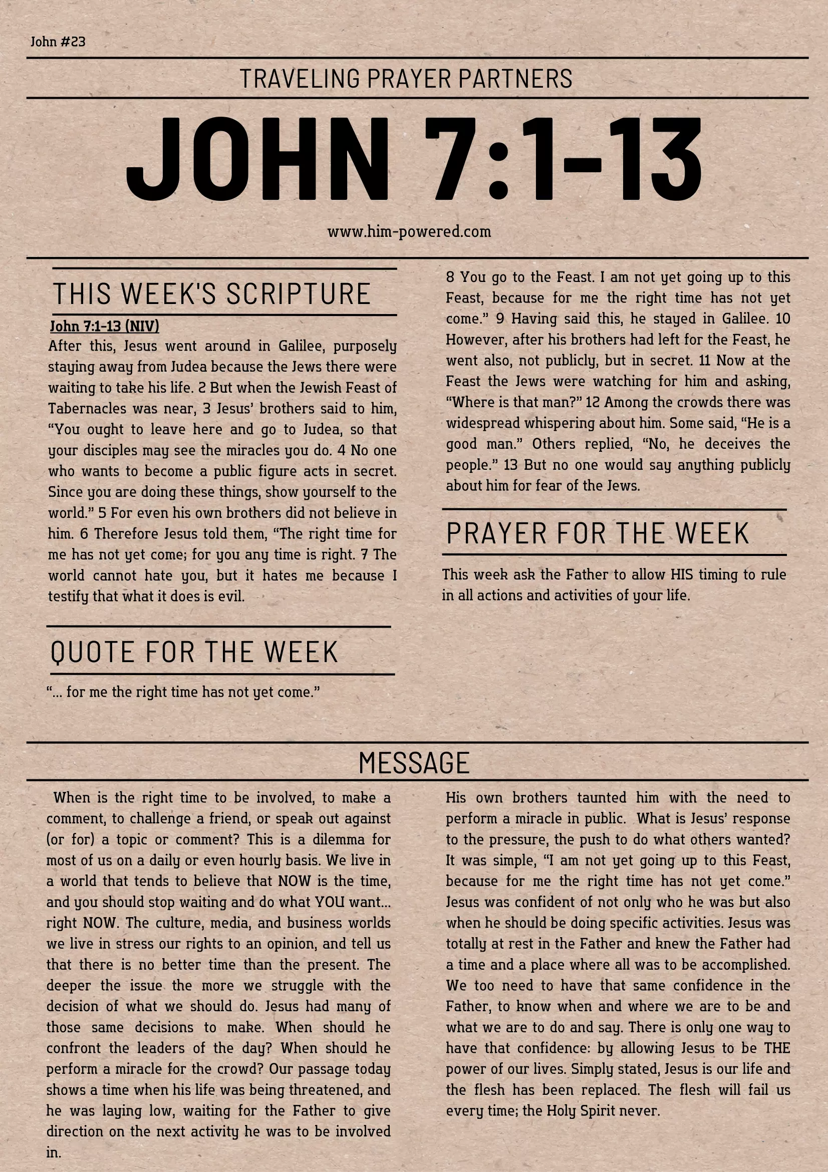 Read more about the article John 7:1-13