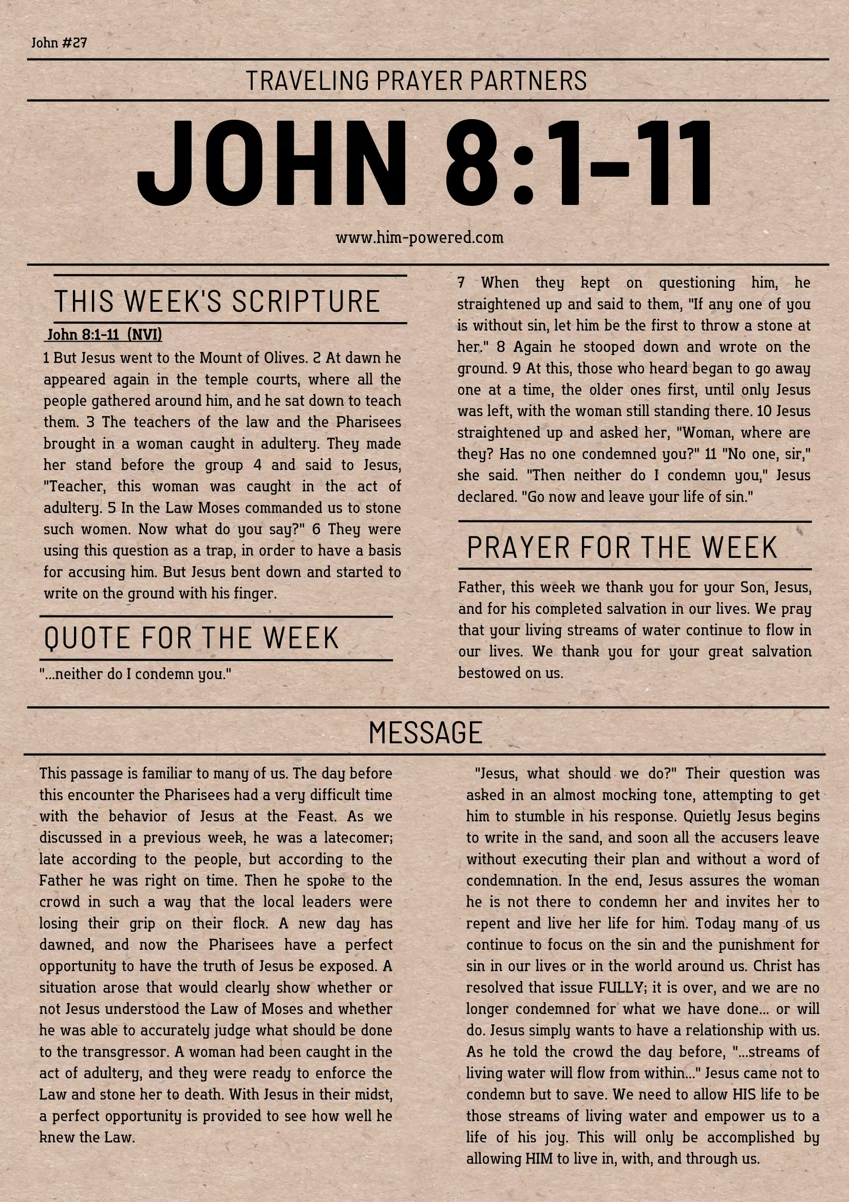 Read more about the article John 8:1-11