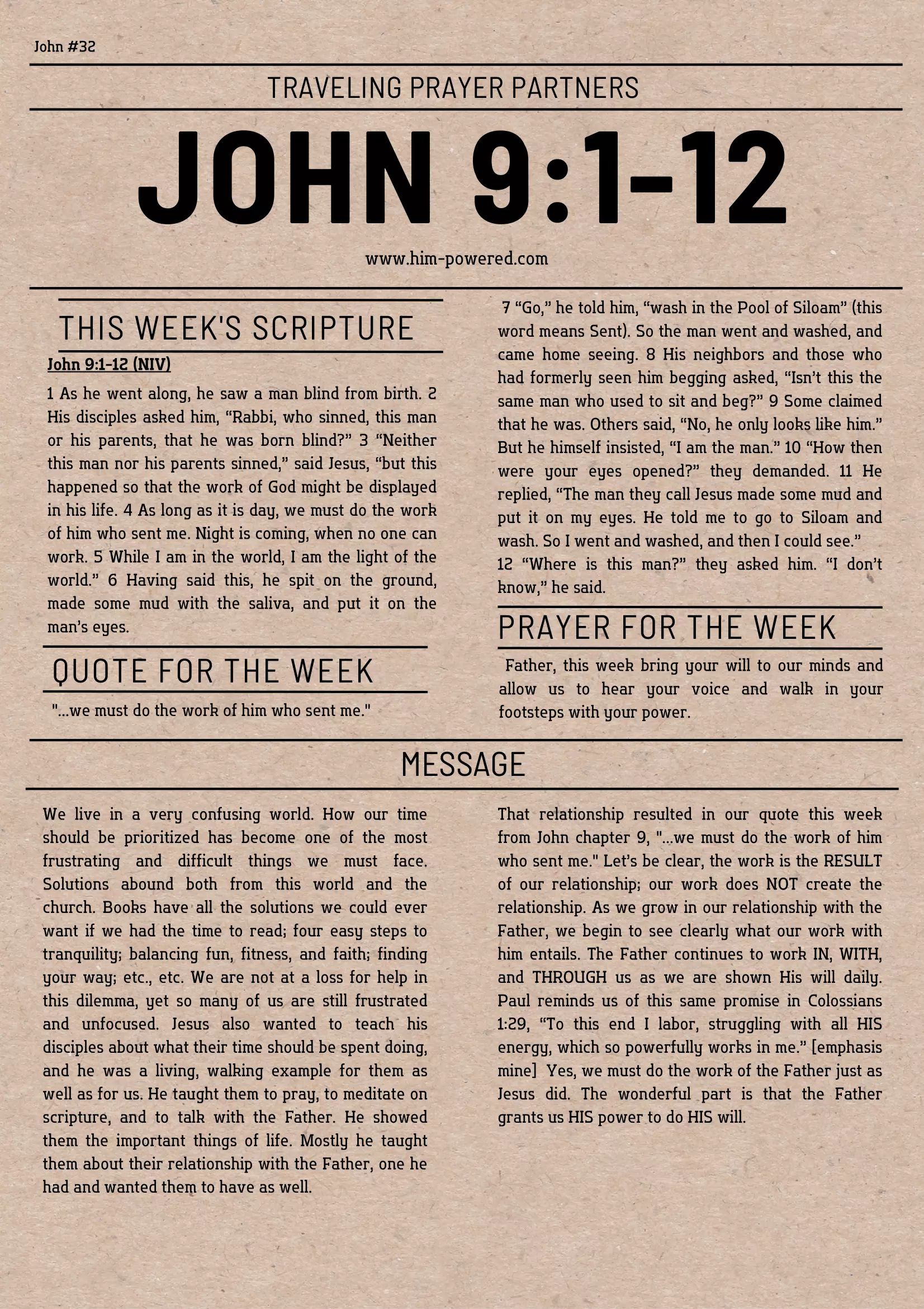 Read more about the article John 9:1-12