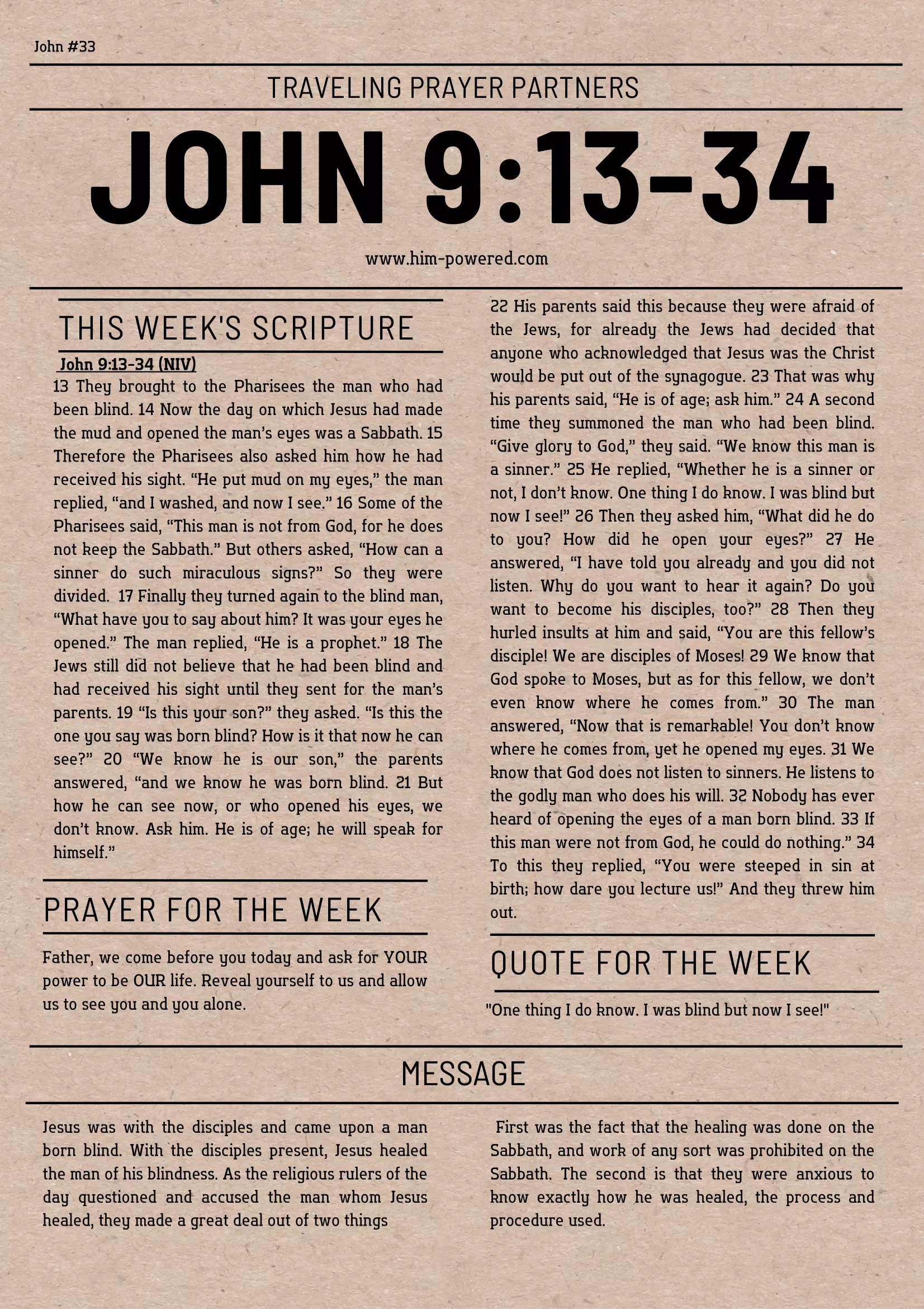 Read more about the article John 9:13-34