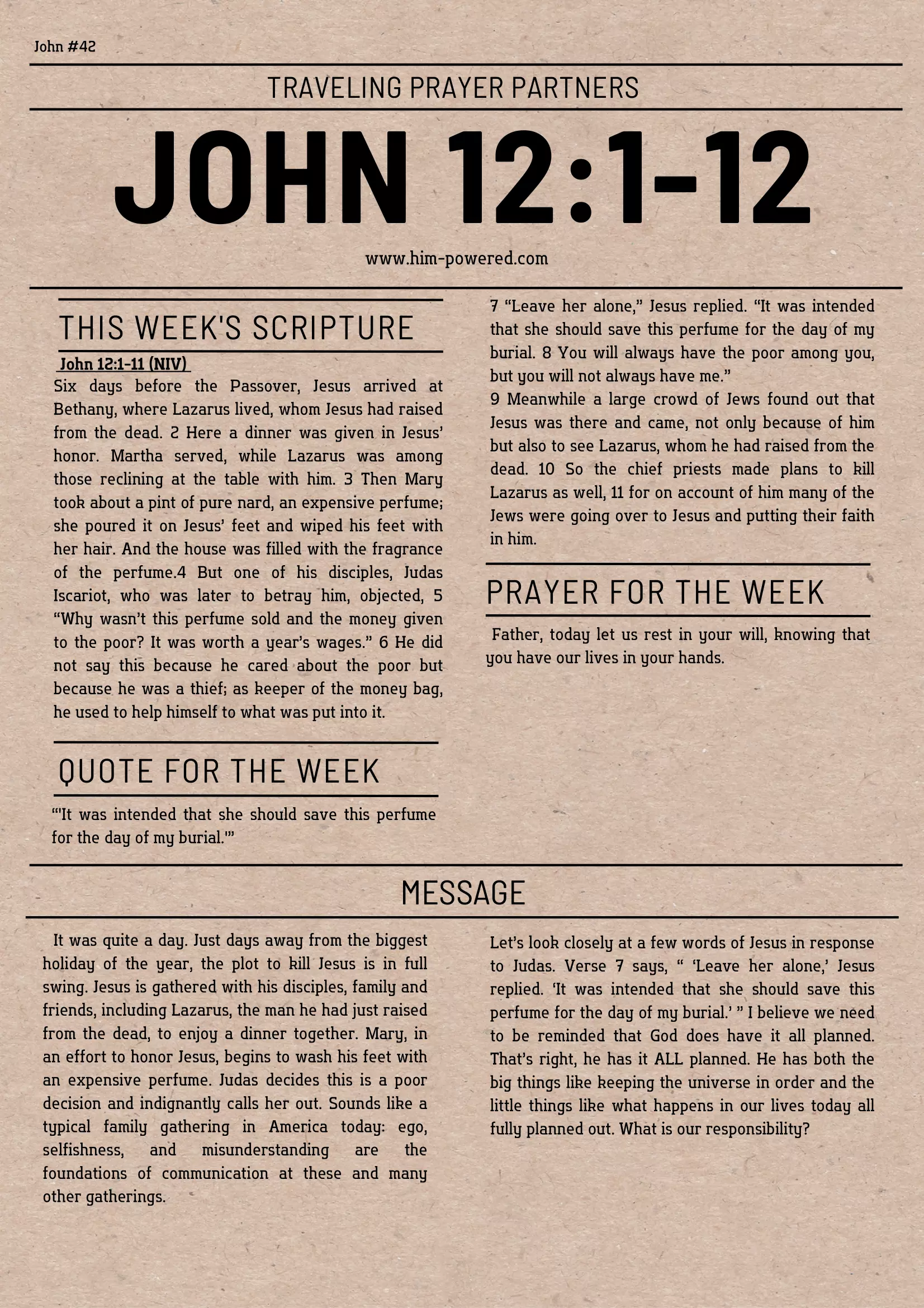 Read more about the article John 12:1-11
