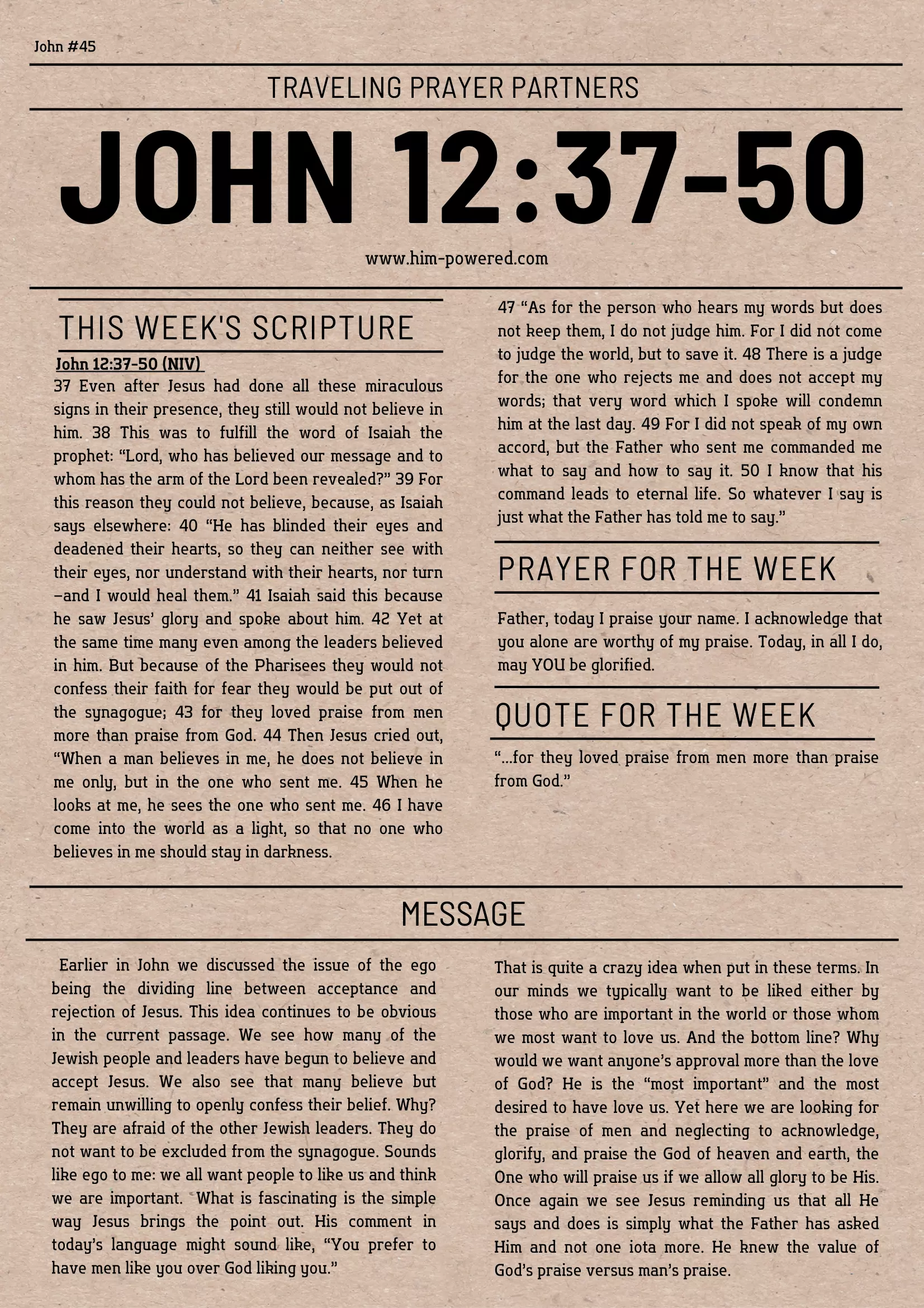 Read more about the article John 12:37-50