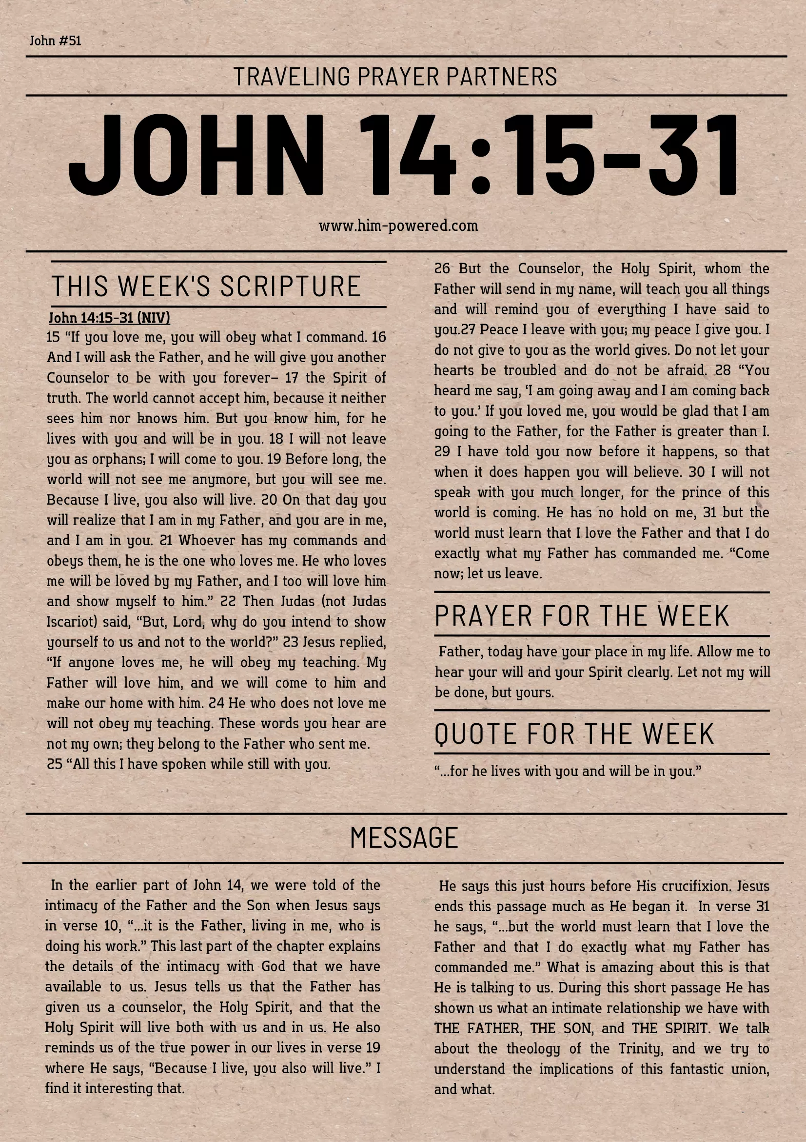 Read more about the article John 14:15-31