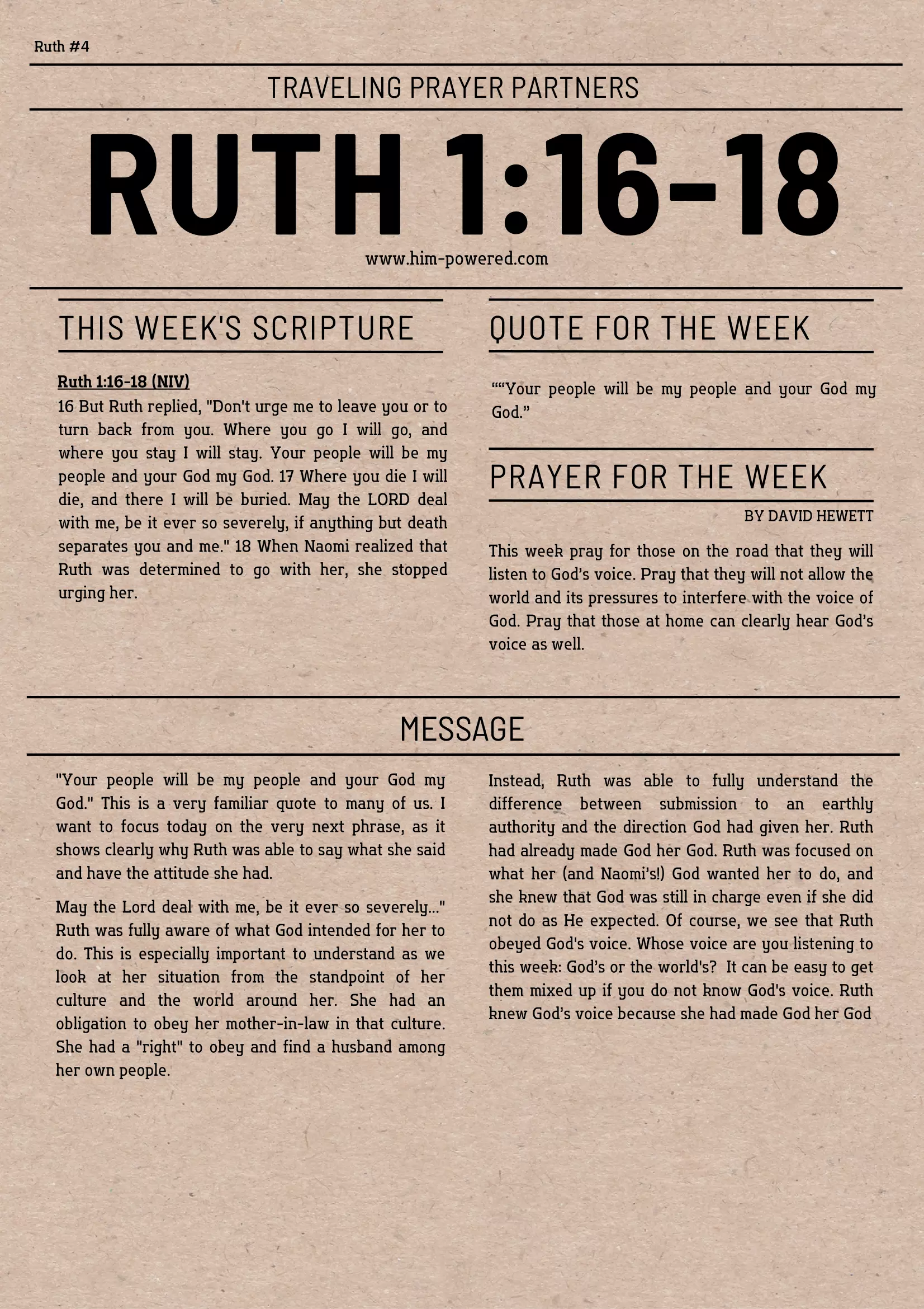 Read more about the article Ruth 1:16-18